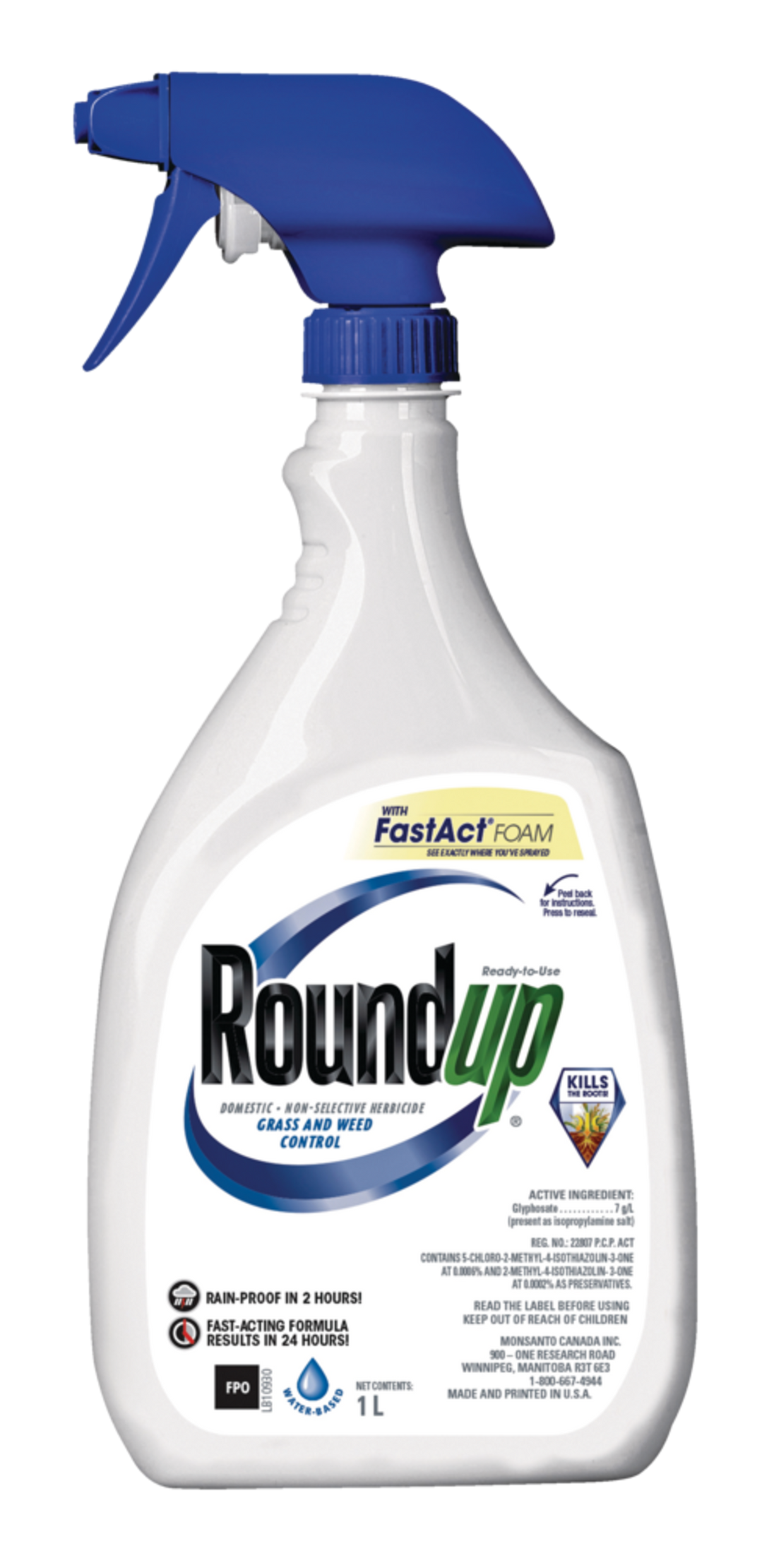 roundup ready herbicide label RoundUp Ready-to-Use Herbicide Grass & Weed Control/Killer with Fast F